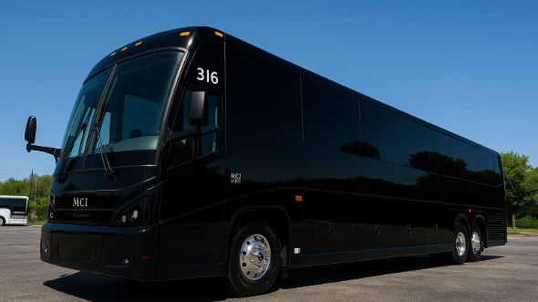Exterior of Charter Bus Company Surprise's 45 Passenger Charter Bus in Surprise