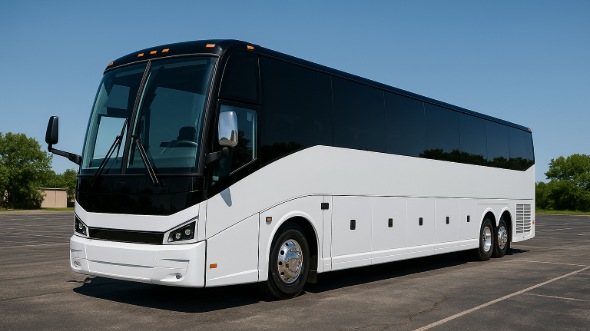 Exterior of Charter Bus Company Surprise's 47 Passenger Charter Bus in Surprise