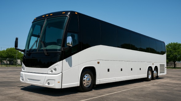 Exterior of Charter Bus Company Chandler's 50 Passenger Party Bus in Chandler