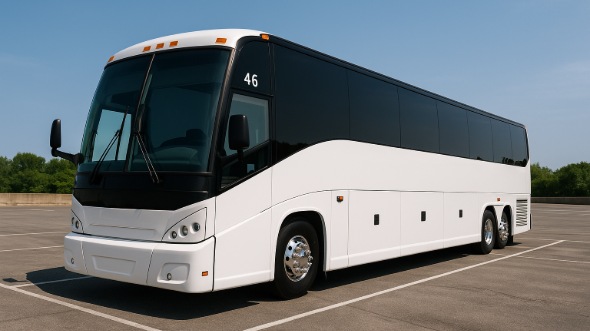Exterior of Charter Bus Company Tempe's 50 Passenger Party Bus in Tempe