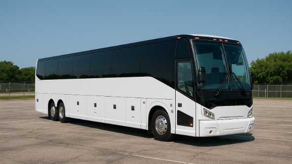 Exterior of Charter Bus Company Surprise's 56 Passenger Charter Bus in Surprise